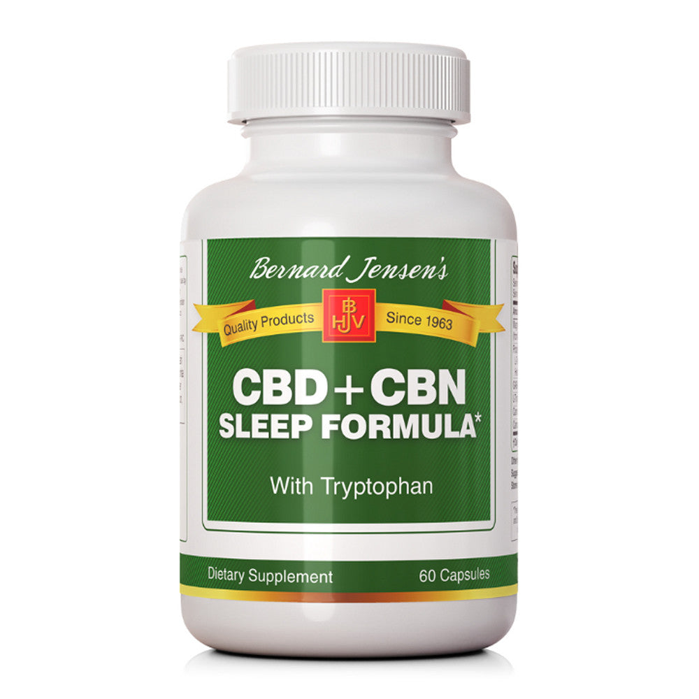 Bernard Jensens Hemp Sleep Aid With Tryptophan For Relaxing Sleep, 60 Ea